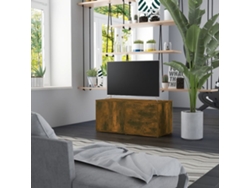 Mueble Tv 80 x 34 x 36 cm Derivados de Madera de Roble Ahumado - Derivados