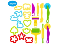 Ats-20pcs Kit De Moldes De Arcilla Diy Herramientas De Plastilina Para Niños Regalo Infantil