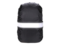 Ultraligero Reflectante Mochila Lluvia Cubierta Negro 70l
