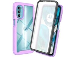 Protector de Pantalla Integrado para Motorola Moto G52 4G/G82 5G HONGWE. Morado