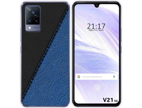 Carcasa Vivo V21 5G TUMUNDOSMARTPHONE Cuero 02 Multicolor