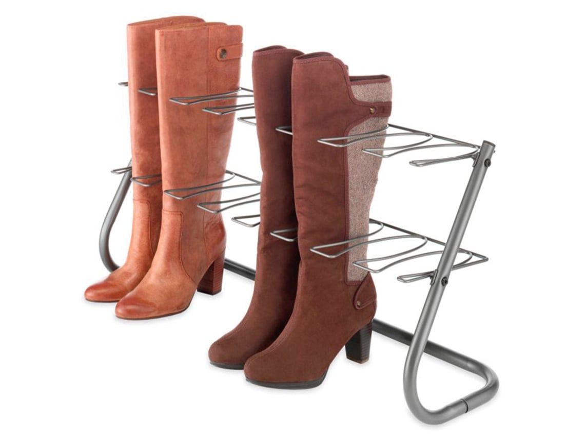 Organizador de botas: el estante para botas se adapta a la mayoría de los  armarios: cuelga, sujeta, da forma y protege todos los tamaños y estilos de