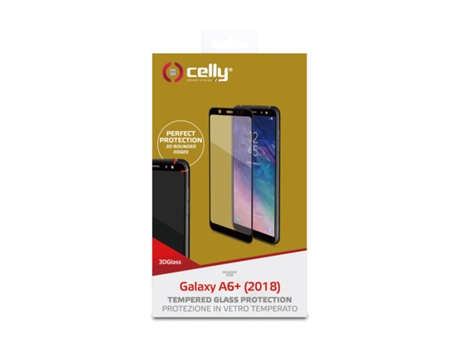 Protector de Pantalla para Samsung CELLY Vidrio Templado Negro