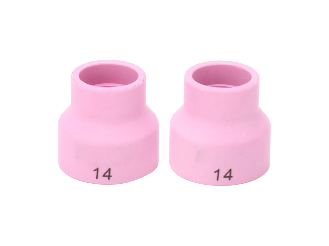 2 Copas De Soldadura Tig De Cerámica Con Orificio Central De 2,4 Mm Y Filtro De Acero Inoxidable Para Wp 9 20 25 17 18 26