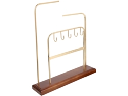 Soporte Organizador De Joyería Resistente Para Pendientes Y Collares: Práctico Expositor Para Dormitorio Y Oficina.