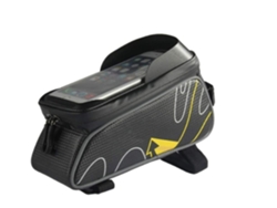 Bolsa de almacenamiento frontal para bicicleta USHION, impermeable, para manillar de tubo superior de bicicleta, con cremallera