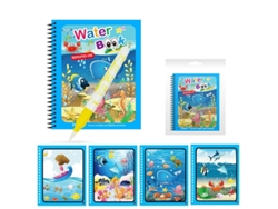 Libro Para Colorear Reutilizable (océano), Libro Mágico De Acuarela, Juguete Para Niños Pequeños