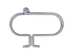 Candado Abus 131/140 Gatesec para vallas de construcción, protección anticorrosión, hormigón y acero.