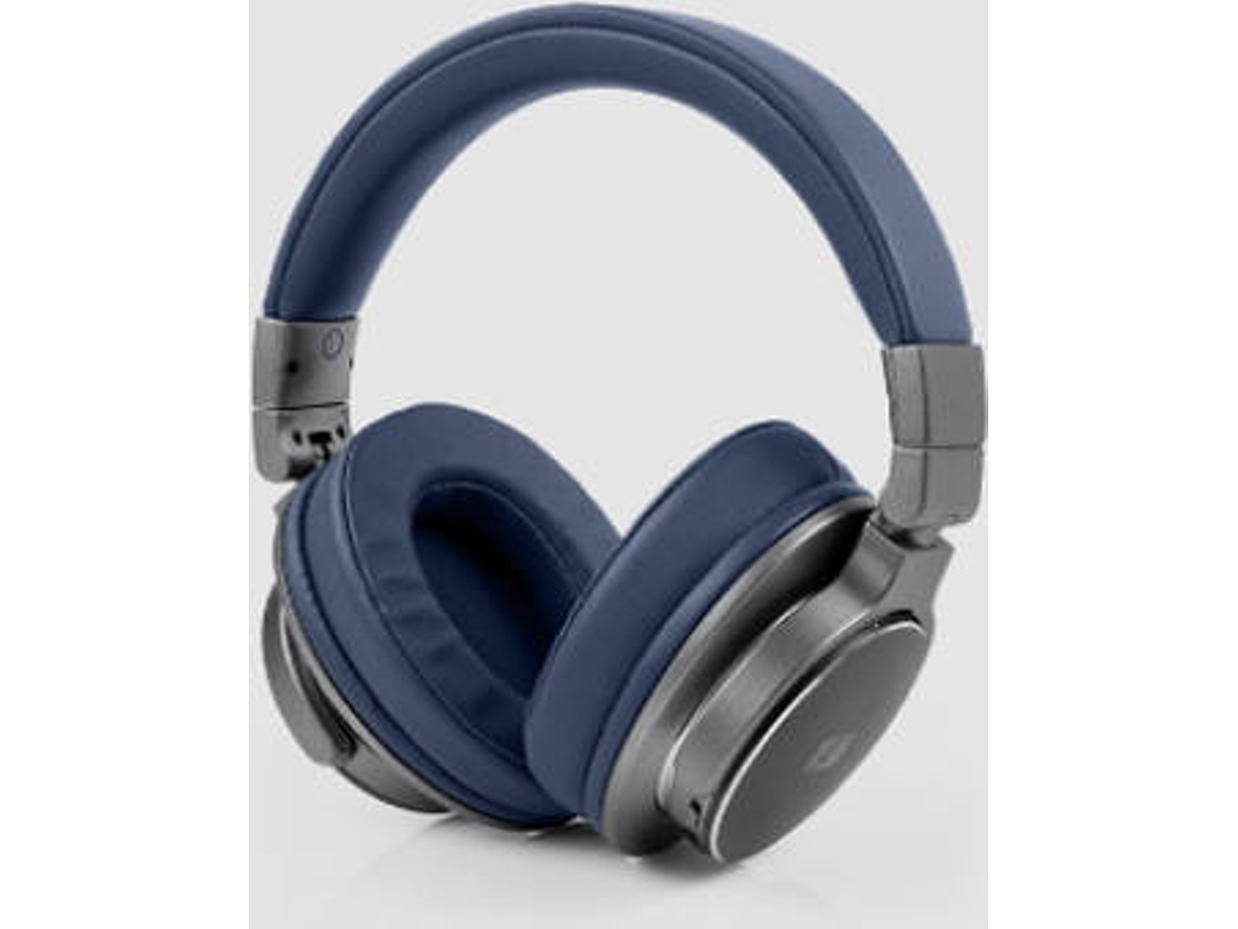 Auriculares Bluetooth  MUSE M-278 (Over Ear - Micrófono - Azul)