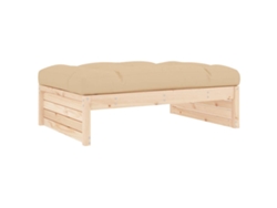 Maison Exclusive - Taburete De Jardín Madera Maciza De Pino 120x80 Cm