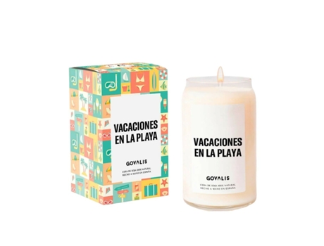 Vela GOVALIS Vacaciones en la Playa (13.46 x 13.01 x 14.65 cm)