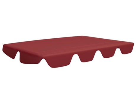 Dosel de repuesto columpio jardín rojo tinto VIDAXL (188/168x145/110 cm)