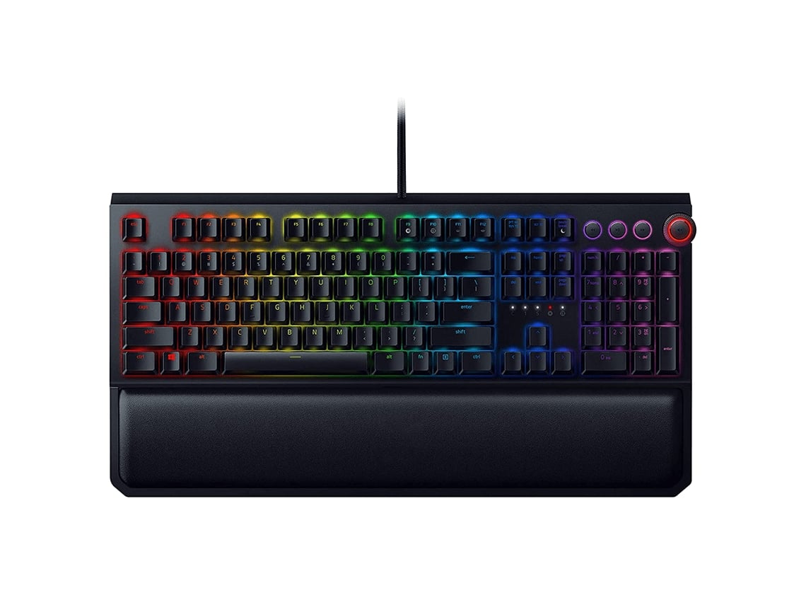 Teclado De Jogos De Película Fina Com Retroiluminação Led Rgb.