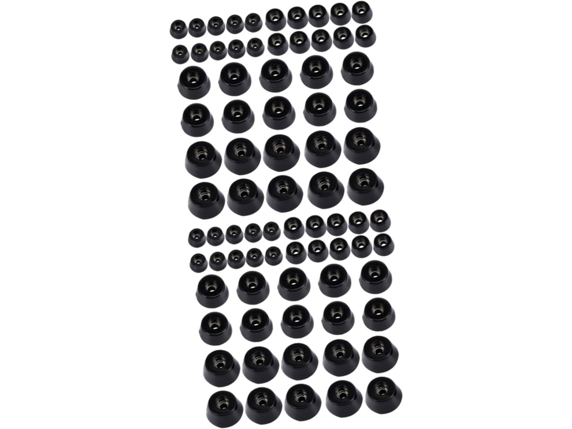 80piezas Patas Antideslizantes Goma Muebles Suelo