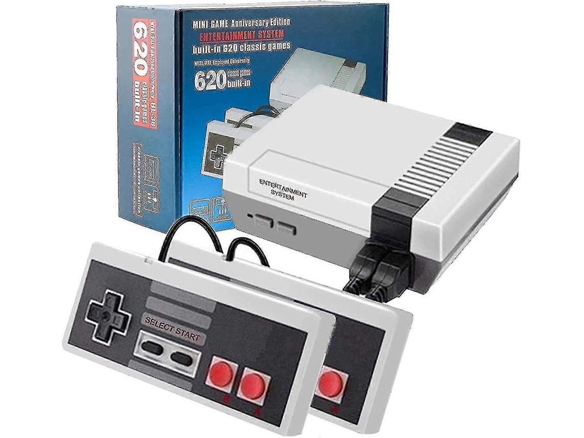 Consola de juegos NES TV, consola clásica nostálgica FC, máquina Hengjian roja y blanca (especificaciones europeas)