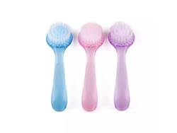 Conjunto De 3 Cepillos Redondos Con Tapa Para Polvos De Uñas