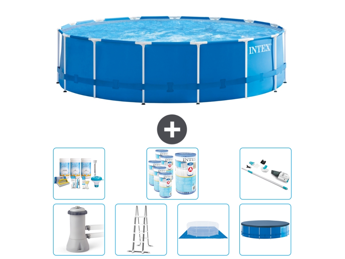 Piscina Tubular INTEX 28242GN-CB45 (16805 L - 457x122cm)