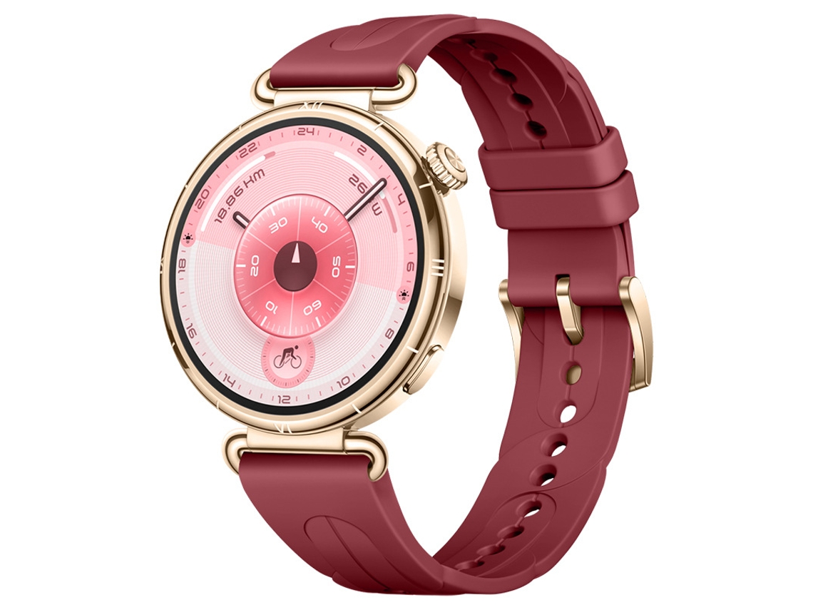 Correa universal de silicona de 18 mm para Huawei Watch GT6 roja HEXINYIGJLY