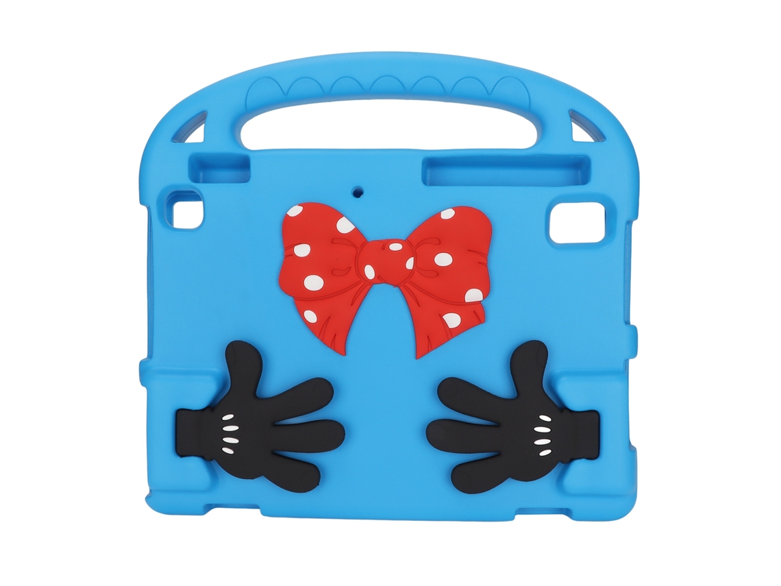 Funda ultraligera de espuma EVA para tabletas A8, A7, S5e y Fire HD 10 Kids Onn 2021 (azul y dorado)