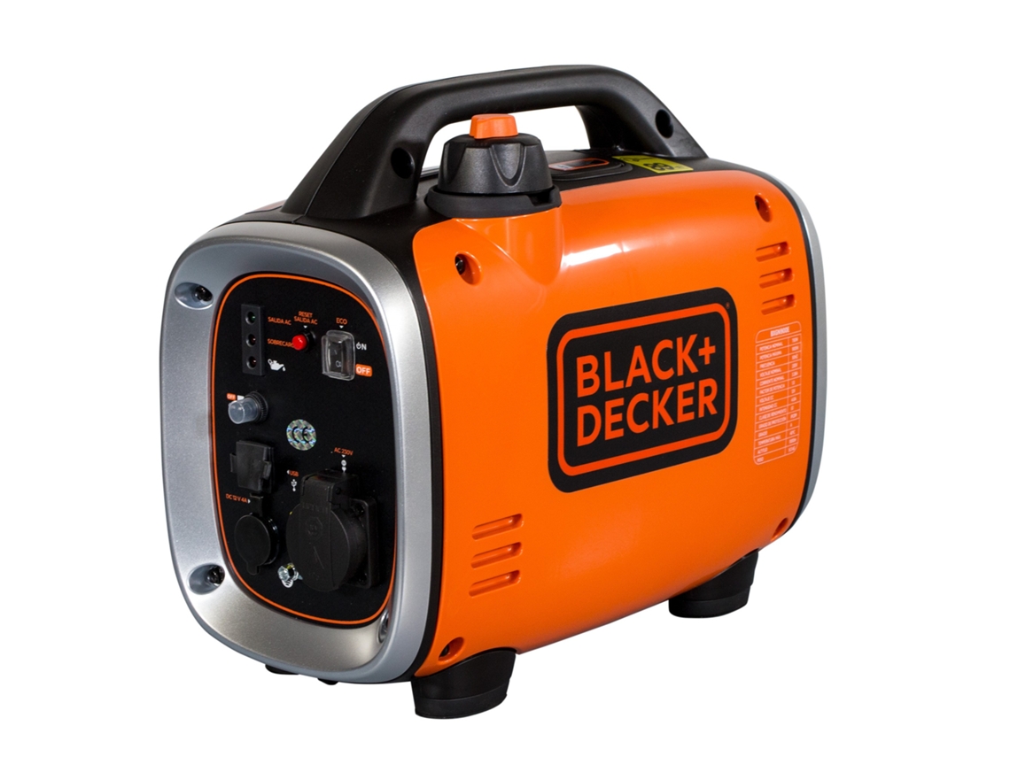 BLACK+DECKER Bxgni900E Generador Eléctrico Inverter 900W Blackanddecker BLACK AND DECKER