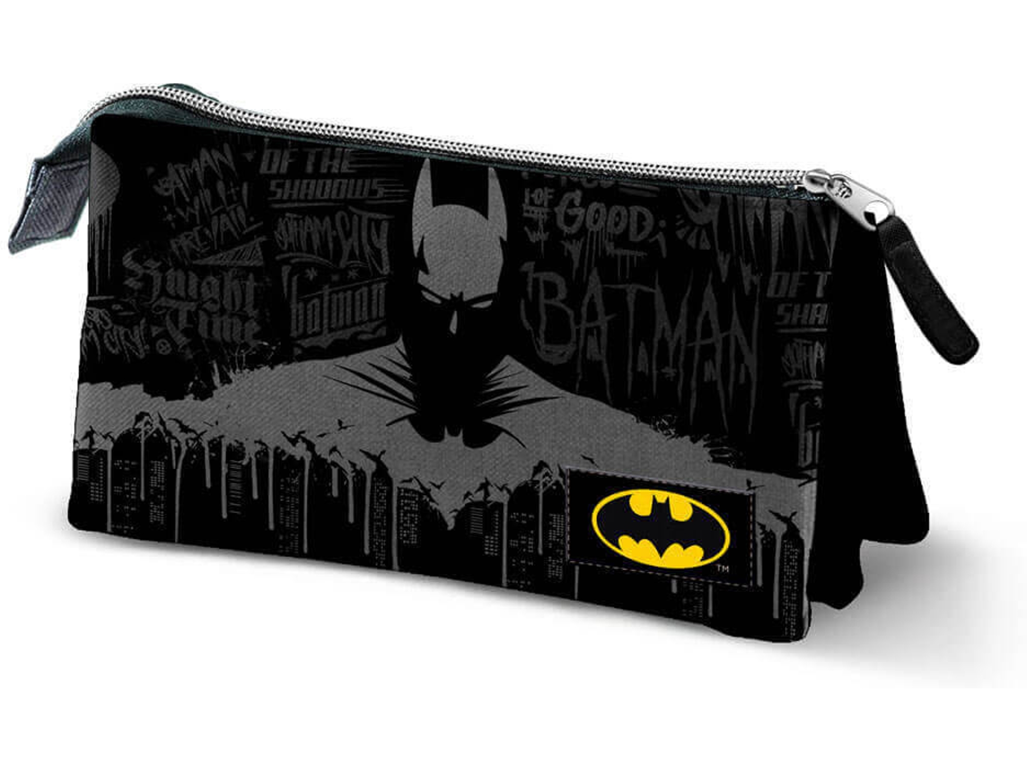 Estuche Triple DC COMICS Gotham (23x10x5cm)