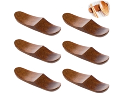 Soportes para palillos y cubiertos de madera para hogar y restaurantes, juego de 6 piezas. TRUYUETY