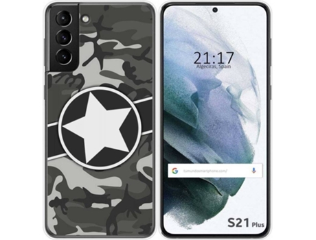 Carcasa Samsung Galaxy S21+ Plus 5G TUMUNDOSMARTPHONE Camuflaje 02 Multicolor
