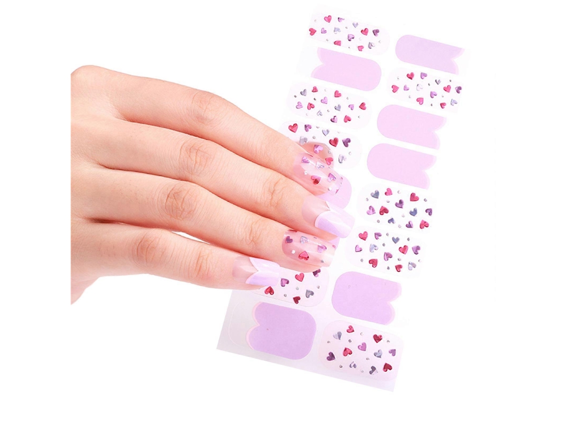 Pegatinas de uñas modernas con diseños encantadores, ideales para mujeres, estudiantes y amantes de la moda. Hengrongshen