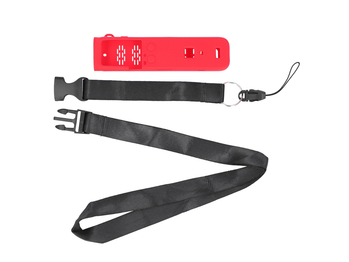 TRUYUETY Funda Protectora Suave de Silicona para Cámara, con Correa de Muñeca, para Pocket 2