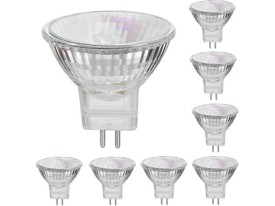 2026-lámparas Halógenas 12v 35w Gu4 2800k Luz Blanca Cálida Regulable Paquete De 8