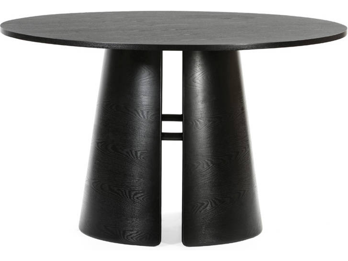 Mesa de Comedor BAZAR MONDIALE Cep (Negro - Madera - 137x75 cm)