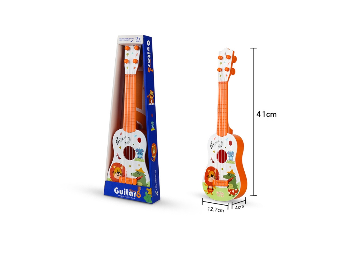 Mini ukelele clásico infantil de 4 cuerdas, modelo cocodrilo, Eifson (16,4 pulgadas)