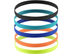Diadema deportiva para niños - 5 piezas - Diadema deportiva elástica - Antideslizante - Diadema