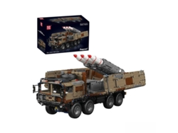 Mould King 8x4 Camión Cohete Rc Camuflaje Militar 20044