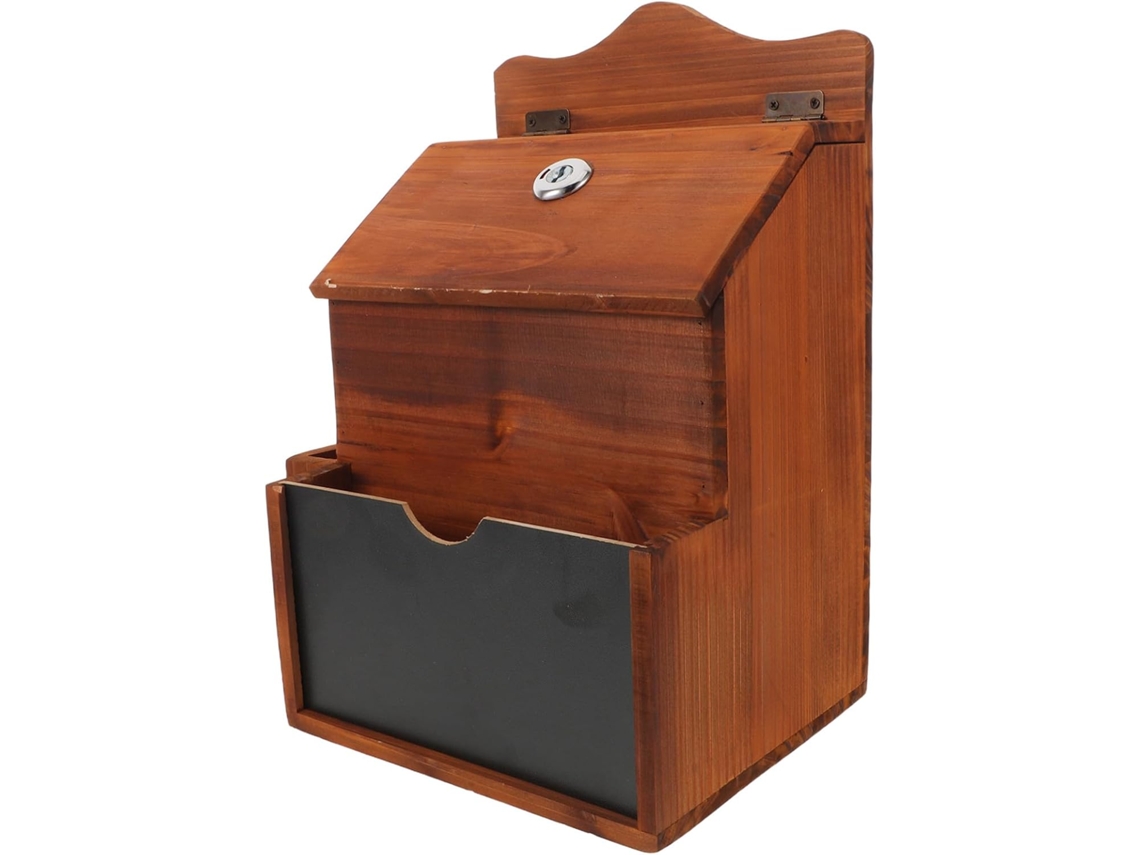 Buzón De Sugerencias De Madera Estilo Retro, Porta Sugerencias, Contenedor De Comentarios, Contenedor De Oraciones