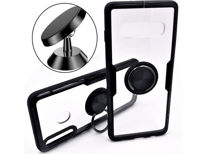 Kit Soporte Magnético y Carcasa Samsung Galaxy S10e Clear Armor Transparente
