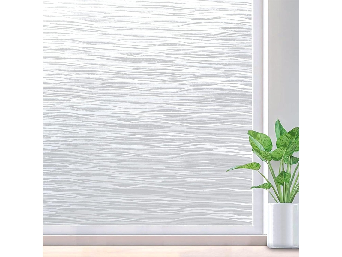 Película para ventanas de privacidad, adhesivo para ventanas esmerilado, bloqueo UV, película electrostática para vidrio (30 cm x 400 cm) Especificaciones.