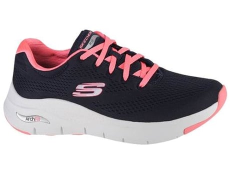 Zapatillas Deportivas SKECHERS (Negro -Tejido, Material Sintético -38,5)