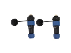 2 Conectores Sd16 Ip68 Impermeables, Hembra, Enchufe Macho, Rosca G3/8 De 6 Pines