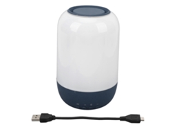 Yncm-caixa De Som Bluetooth Portátil Com Luz Noturna De 7 Cores