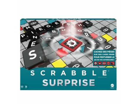 Juego Colectivo MATTEL Educación Scrabble Surprise (Edad Mínima Recomendada: 10 años)