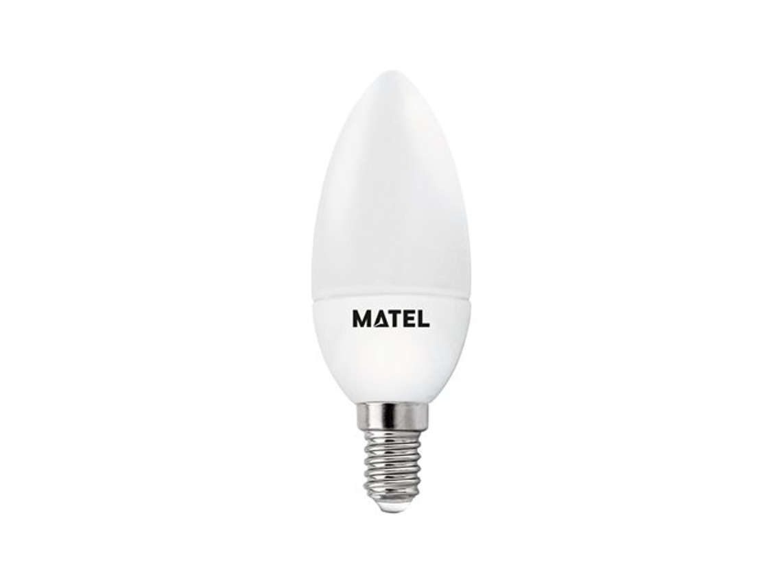 Bombilla LED tipo vela Matel E14 de 5 W (3 intensidades)