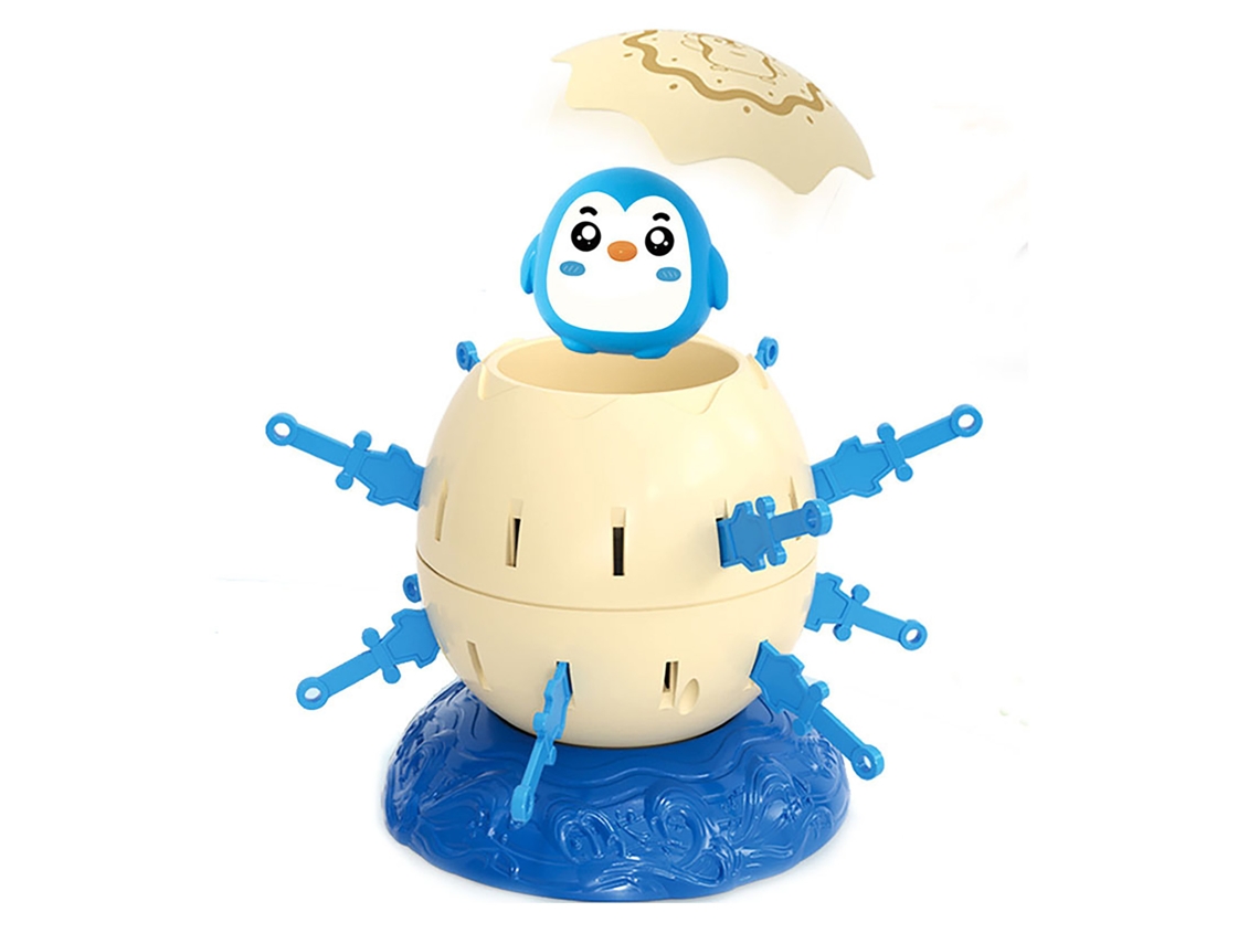 Rebe-juego De Cubo De Animales Con Eyección Para Niños, Juguete De Barril Pirata Divertido Para Aliviar El Estrés, Azul