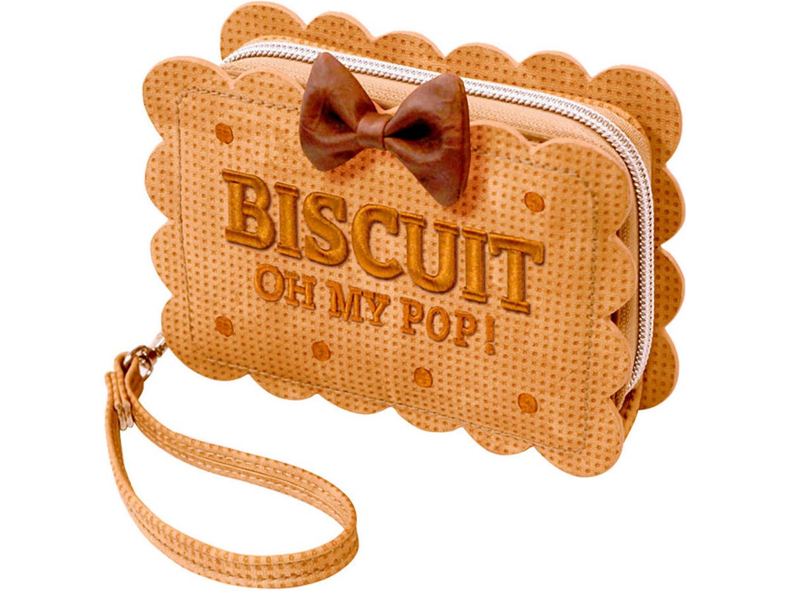 Cartera OH MY POP! Biscuit pequeña (Beige - 9x12.5x3cm)