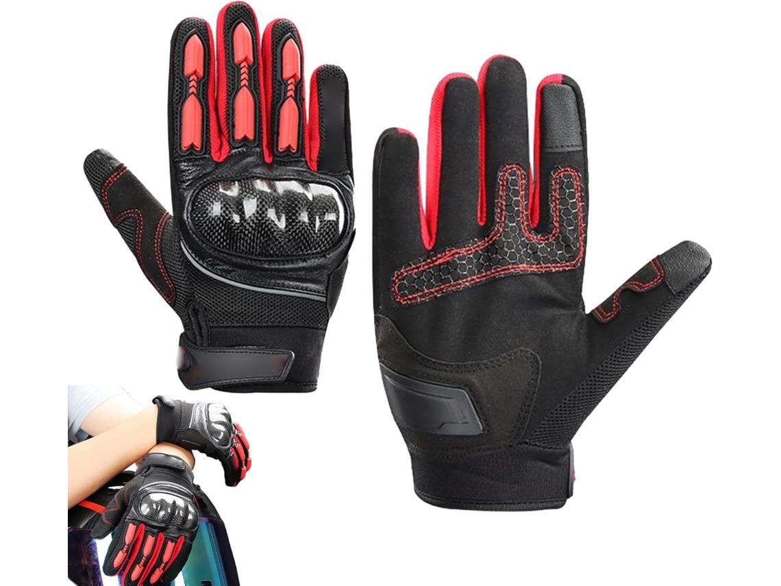 Guantes de moto para hombre | Guantes de ciclismo | Guantes ajustables para jardinería y ciclismo Vayotoy