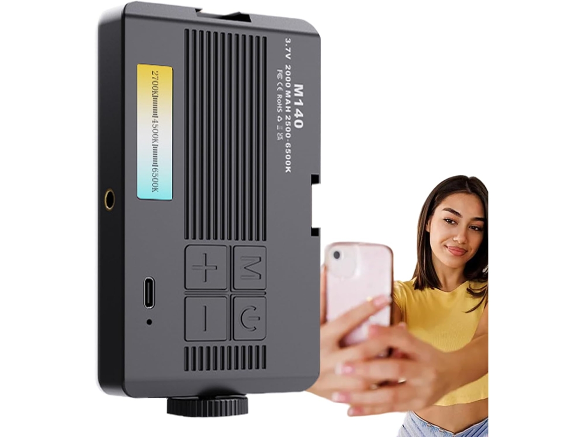 Anillo De Luz Para Selfies Con Clip, Lámpara Para Teléfono Móvil, Relleno De Vídeo