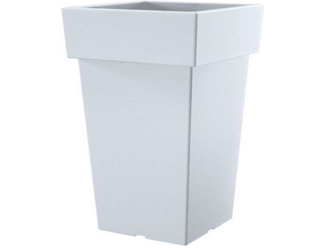 Maceta PROSPERPLAST Lofly Square (Blanco - 23.4 x 23.4 x 35.6 cm)