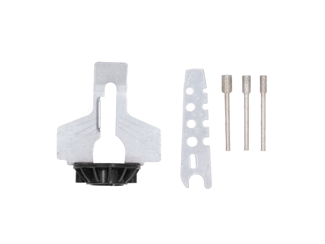 Juego De Afiladores De Motosierras De Acero De Alta Velocidad Y Herramientas Rotativas, Kit De Accesorios Negro