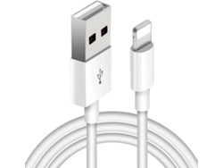 Cable de Carga G4M Apple iPhone 5 / 5S / SE (Type C - 100 cm - Blanco)
