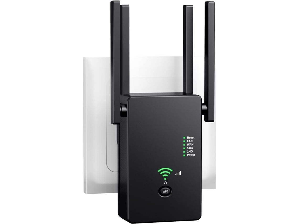 Extensor de señal wifi 2024 con cobertura de hasta 8000 m², compatible con hasta 40 dispositivos, doble banda. USHION